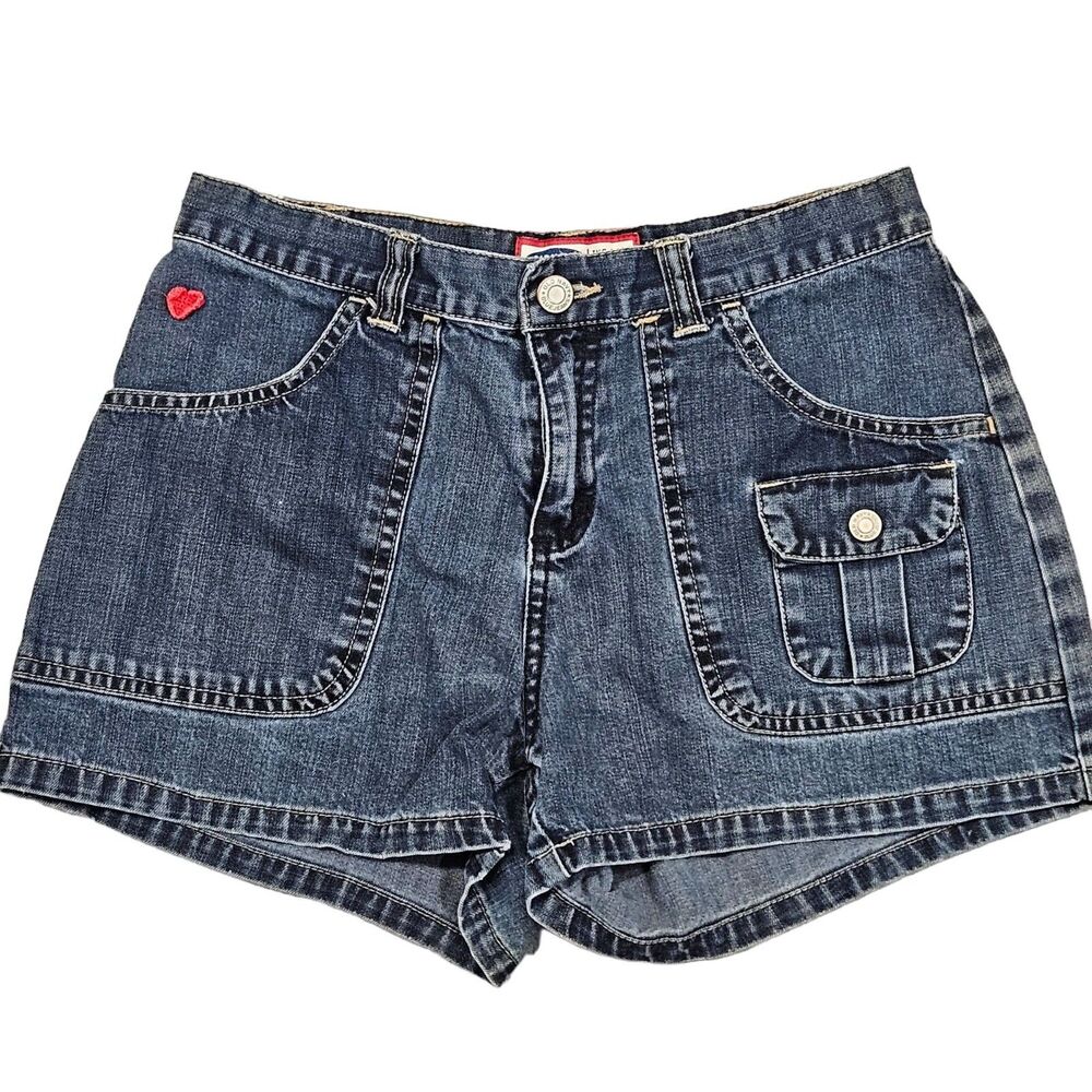 Old Navy Blue Jeans Girls Denim Shorts with Pockets Medium Wash Size 16